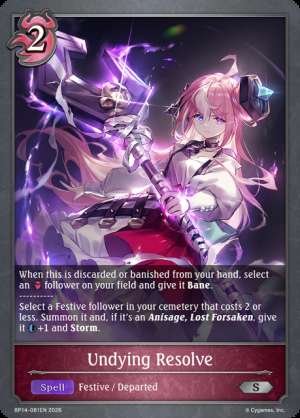 Undying Resolve