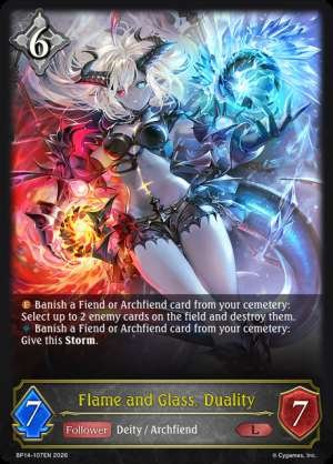 Flame and Glass, Duality