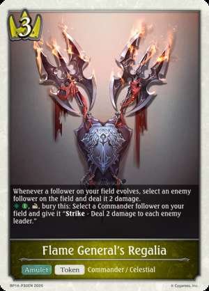 Flame General's Regalia