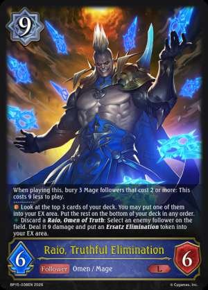 Raio, Truthful Elimination