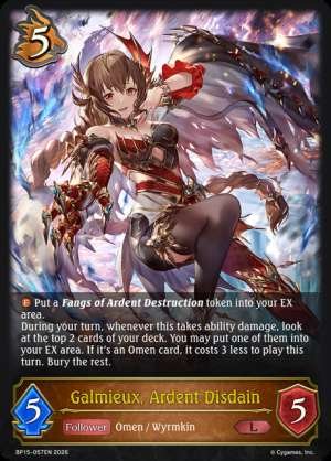 Galmieux, Ardent Disdain