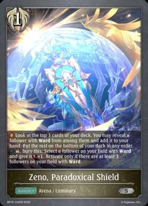 Zeno, Paradoxical Shield