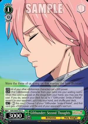 Gilthunder: Second Thoughts