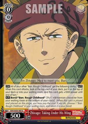 Zhivago: Taking Under His Wing