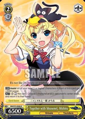 Together with Meowmel, Michiru