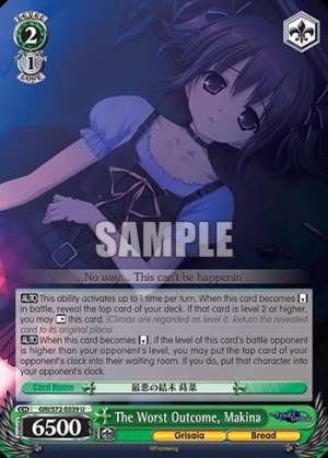 The Worst Outcome, Makina