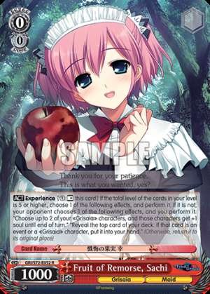 Fruit of Remorse, Sachi