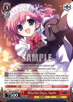 Blissful Days, Sachi