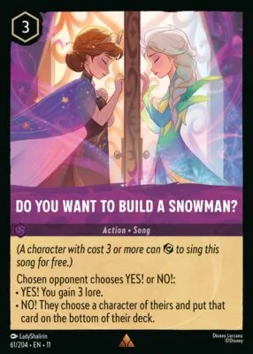 Do You Want to Build A Snowman?