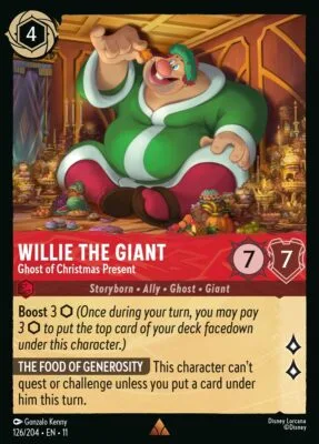Willie the Giant – Ghost of Christmas Present
