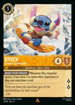 Stitch – Carefree Snowboarder