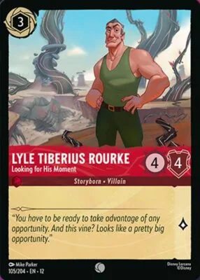 Lyle Tiberius Rourke – Looking for His Moment
