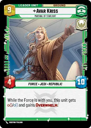 Avar Kriss Marshal of Starlight