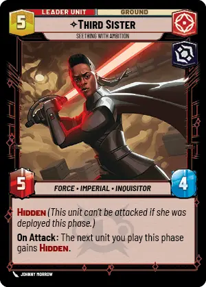 Third Sister Seething With Ambition