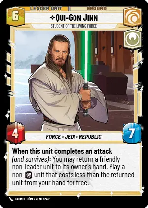 Qui-Gon Jinn Student of the Living Force