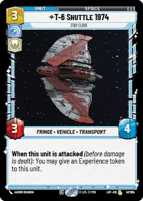 T-6 Shuttle 1974 Stay Close