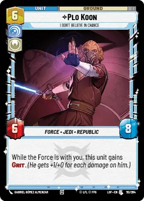 Plo Koon I Don't Believe in Chance