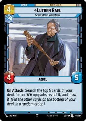 Luthen Rael Masquerading Antiquarian