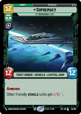 Supremacy Of Unimaginable Size