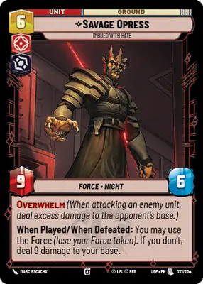 Savage Opress Imbued With Hate