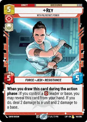 Rey With Palpatine's Power