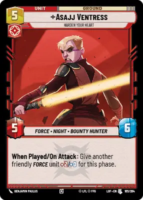 Asajj Ventress Harden Your Heart