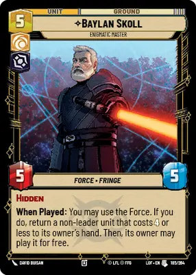 Baylan Skoll Enigmatic Master