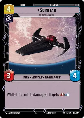Scimitar Sith Infiltrator