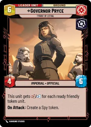 Governor Pryce Tyrant of Lothal
