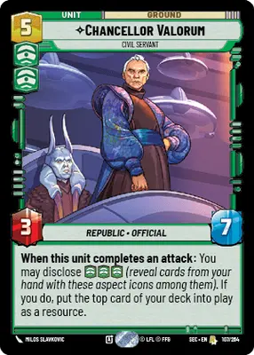 Chancellor Valorum Civil Servant