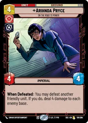 Arihnda Pryce On the Road to Power