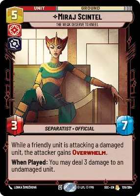 Miraj Scintel The Weak Deserve to Kneel