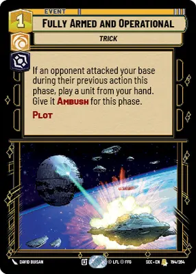 Fully Armed and Operational