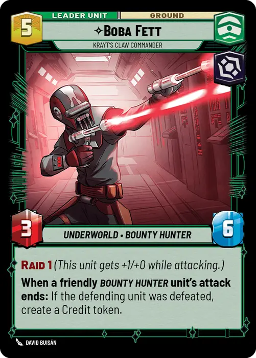 Boba Fett Krayt's Claw Commander