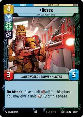 Bossk Join Our Merry Band