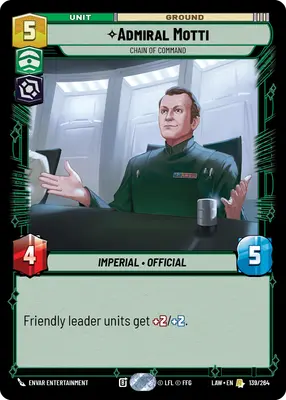 Admiral Motti Chain of Command