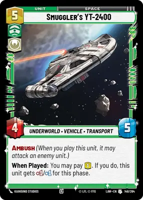 Smuggler's YT-2400