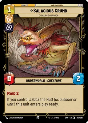 Salacious Crumb Cackling Companion