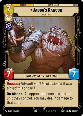 Jabba's Rancor Snack Time!