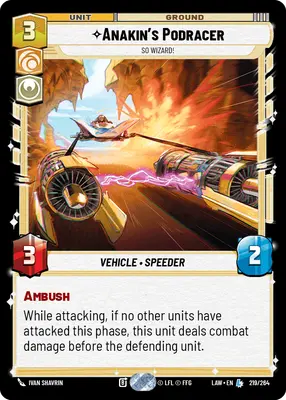Anakin's Podracer So Wizard!