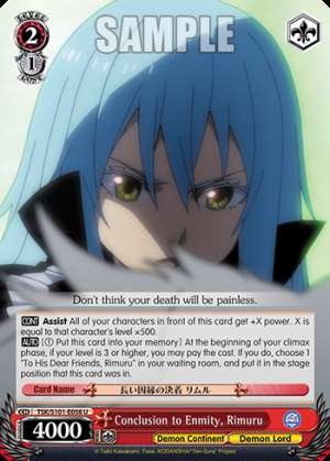 Conclusion to Enmity, Rimuru