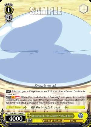 Reincarnated From Another World, Rimuru