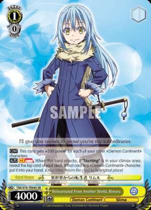 Reincarnated From Another World, Rimuru