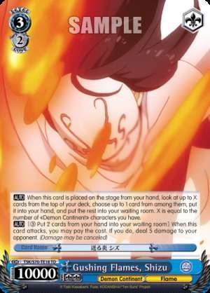 Gushing Flames, Shizu