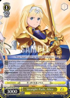 Straight Path, Alice