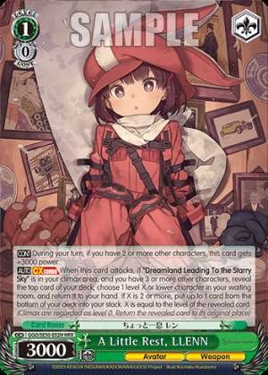A Little Rest, LLENN