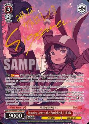 Running Across the Battlefield, LLENN