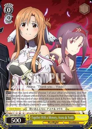Together With a Memory, Asuna & Yuuki