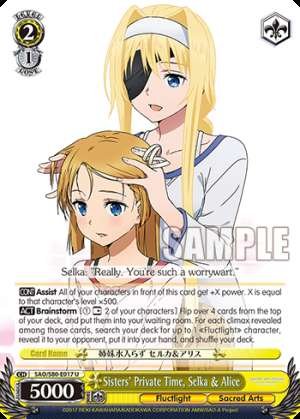 Sisters' Private Time, Selka & Alice