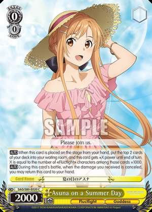 Asuna on a Summer Day